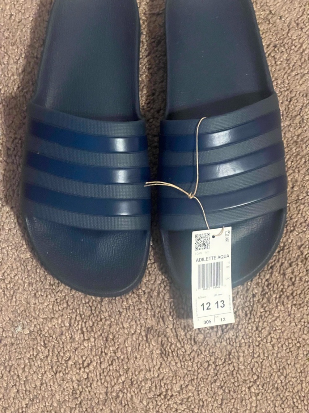 New Adidas slides sz 12